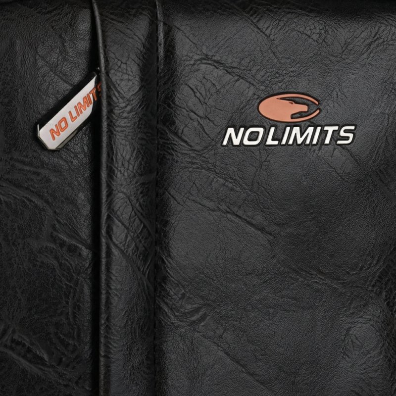 No Limits Sacoche Homme à Bandoulière Réglable, Imperméable, avec Doublure Orange, en Cuir Synthétique, Grande — vue 18