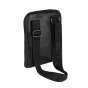 No Limits Men's Crossbody Bag, Adjustable Shoulder Strap, Waterproof, Orange Lining, Faux Leather, Large — view 17
