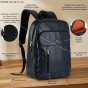 No Limits Mochila Porta PC/Portátil Hombre y Mujer en Piel Sintética, Impermeable con Forro Naranja — vista 8
