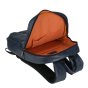 No Limits Laptop Backpack for Men and Women in Synthetic Leather, Waterproof with Orange Lining — view 10