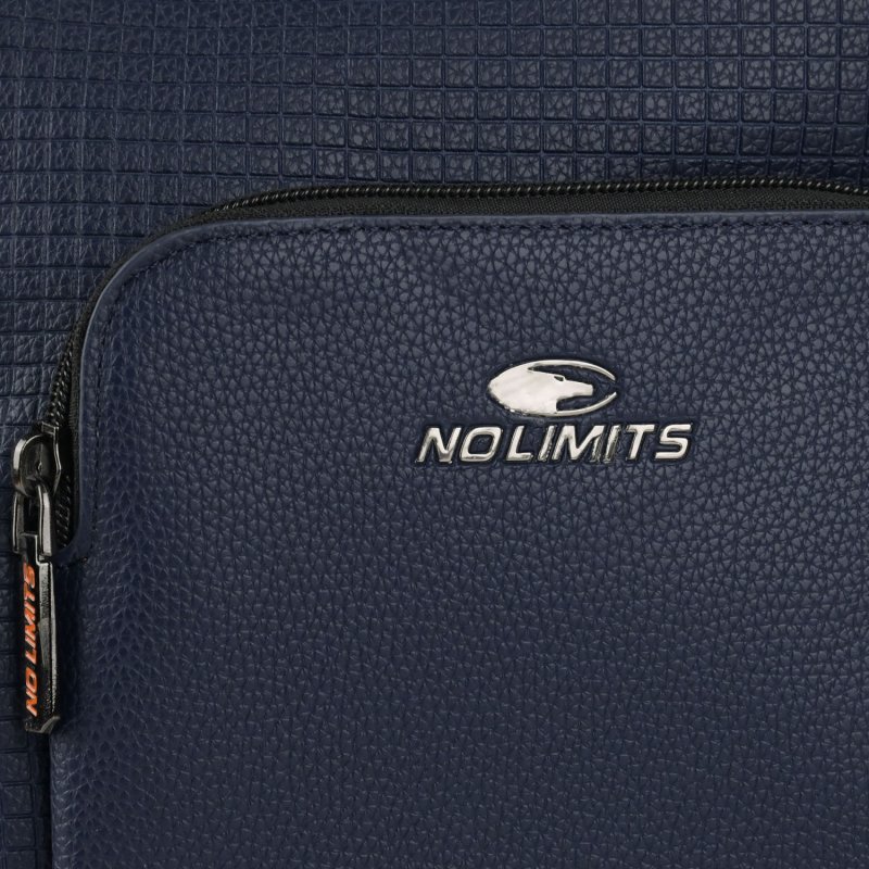 No Limits Herren-Umhängetasche, Verstellbar, Wasserdicht, Mehrere Taschen, Orangefarbenes Futter, Mittel — Ansicht 10