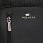 No Limits Herren-Umhängetasche, Verstellbar, Wasserdicht, Mehrere Taschen, Orangefarbenes Futter, Groß — Logo-Detail