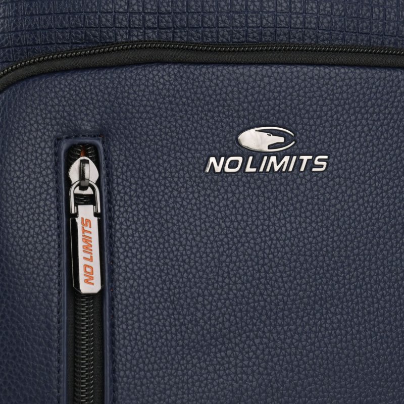 No Limits Herren-Umhängetasche, Verstellbar, Wasserdicht, Mehrere Taschen, Orangefarbenes Futter, Groß — Ansicht 12