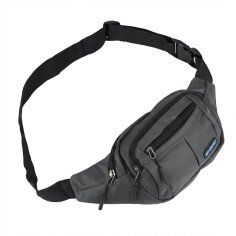 NO LIMITS Sports Belt Bag in Scratch-Resistant Fabric, 4 Zip Pockets, Adjustable 90cm Strap 2