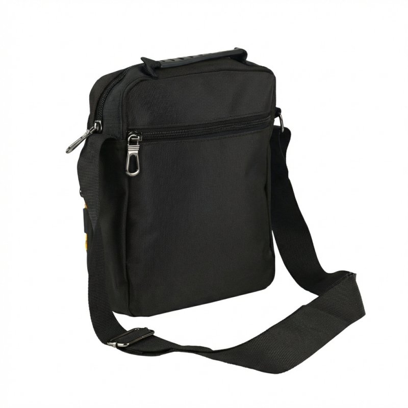 No Limits Herren-Umhängetasche, Verstellbar, Kratzfester Stoff, Sportlich, Multi-Tasche, Multifunktionshaken — Innenansicht