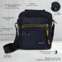 No Limits Men's Crossbody Bag, Adjustable Strap, Scratch-Resistant Fabric, Sporty Design, Multi-Pocket with Multi-F… — view 7
