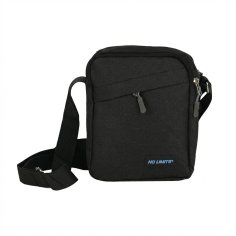 No Limits Men's Crossbody Bag with Adjustable Strap, Scratch-Resistant Fabric, Sporty Design, Multi-Pocket