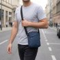 No Limits Men's Crossbody Bag with Adjustable Strap, Scratch-Resistant Fabric, Sporty Design, Multi-Pocket — view 7