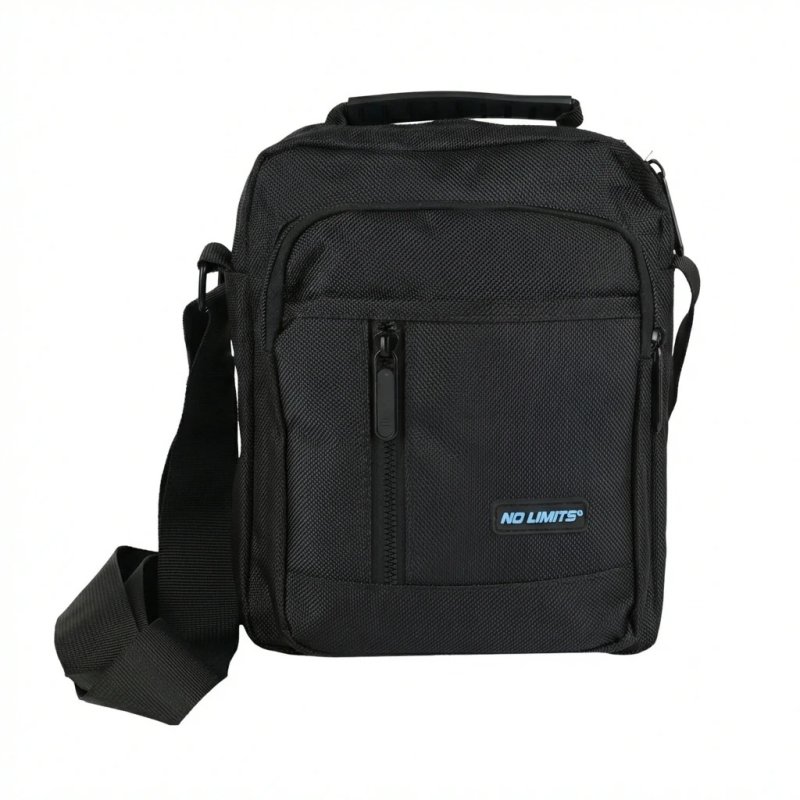 No Limits Men's Crossbody Bag with Adjustable Strap, Scratch-Resistant Fabric, Sporty Design, Multi-Pocket