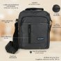 No Limits Men's Crossbody Bag with Adjustable Strap, Scratch-Resistant Fabric, Sporty Design, Multi-Pocket — view 12