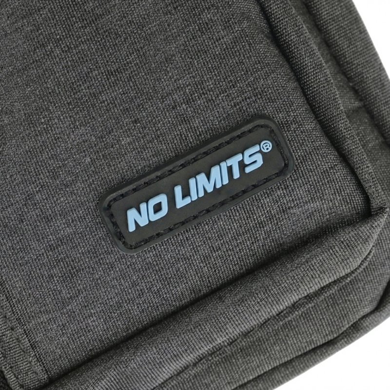 No Limits Men's Crossbody Bag with Adjustable Strap, Scratch-Resistant Fabric, Sporty Design, Multi-Pocket — inside