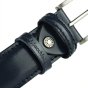 GIANMARCO VENTURI Ceinture Homme en Cuir Véritable, Made In Italy, Raccourcissable — vue 24