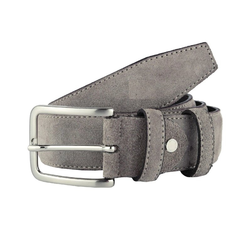 GreSel Ceinture en Daim Homme et Femme, Cuir Véritable, Made in Italy, Raccourcissable — vue 27