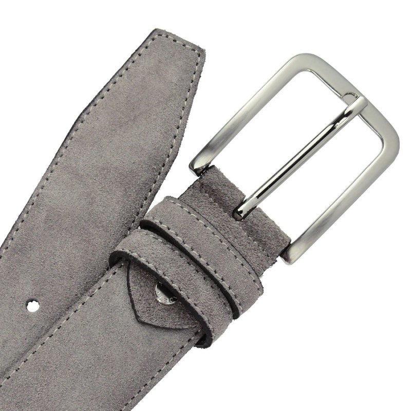 GreSel Gürtel aus echtem Wildleder, Herren und Damen, Made in Italy, kürzbar — Ansicht 32