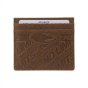 No Limits Slim Credit Card Holder in Genuine Leather, Aged Effect, Men's and Women's, With Box — view 11