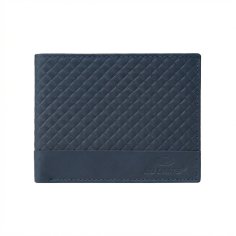No Limits Cartera de Hombre en Piel Auténtica, Elegante Diseño Trenzado, con Caja de Regalo de Madera