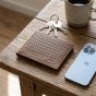 No Limits Herren-Geldbörse aus Echtleder, Elegantes Geflochtenes Design, mit Holz-Geschenkbox — Ansicht 8