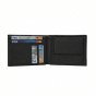No Limits Men's Genuine Leather Wallet, Elegant Woven Design, With Wooden Gift Box — view 14