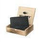 No Limits Men's Genuine Leather Wallet, Elegant Woven Design, With Wooden Gift Box — view 32