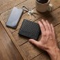 No Limits Herren-Geldbörse aus Echtleder, Elegantes Geflochtenes Design, mit Holz-Geschenkbox — Ansicht 31