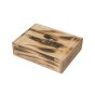 No Limits Cartera de Hombre en Piel Auténtica Sin Monedero, Elegante Diseño Trenzado, con Caja de Regalo de Madera — vista 21