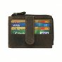 No Limits Credit Card Holder Wallet, Genuine Leather Aged Vintage Style, Men Women, With Box — view 7