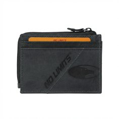 No Limits Tarjetero de Crédito, Cartera en Piel Auténtica Efecto Envejecido Estilo Vintage, Hombre Mujer, con Caja 2