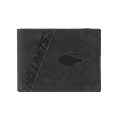 No Limits Men's Genuine Leather Wallet, Aged Vintage Style, With Coin Pocket, With Box 2