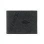 No Limits Cartera de Hombre En Piel Auténtica Efecto Envejecido Estilo Vintage, Con Monedero, con Caja — detalle del logotipo