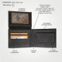 No Limits Cartera de Hombre En Piel Auténtica Efecto Envejecido Estilo Vintage, Con Monedero, con Caja — vista 8
