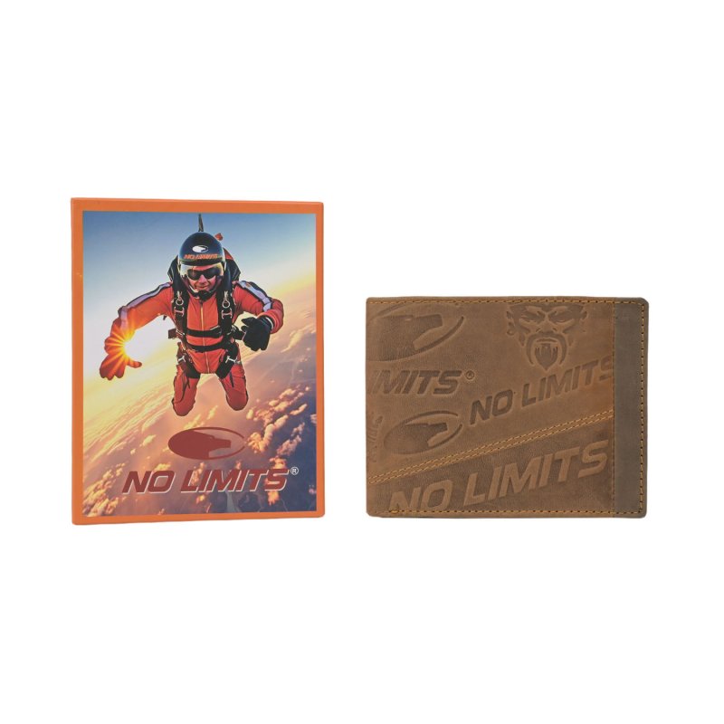 No Limits Portefeuille Homme en Cuir Véritable Effet Vieilli Design Urbain Vintage, avec Boîte — vue 16
