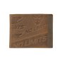 No Limits Herren-Geldbörse aus Echtleder im Vintage-Look, Urban-Vintage-Design, mit Box
