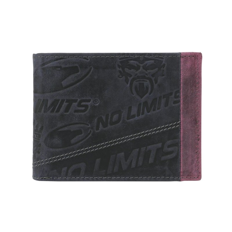 No Limits Portefeuille Homme en Cuir Véritable Effet Vieilli Design Urbain Vintage, avec Boîte — vue 9