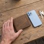 No Limits Cartera de Hombre en Piel Auténtica Efecto Envejecido Diseño Urbano Vintage, con Caja — vista 15