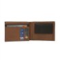 No Limits Cartera de Hombre En Piel Auténtica, Bifold Elegante, Diseño Fino Bicolor, con Caja — detalle del logotipo