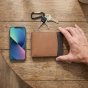No Limits Herren-Geldbörse aus Echtleder, Elegantes Bifold, Schlankes Zweifarbiges Design, mit Box — Ansicht 8
