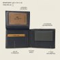 No Limits Portefeuille Homme En Cuir Véritable, Bifold Élégant, Design Fin Bicolore, avec Boîte — vue 19