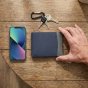 No Limits Men's Genuine Leather Wallet, Elegant Bifold, Slim Two-Tone Design, With Box — view 20