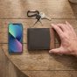 No Limits Portefeuille Homme En Cuir Véritable, Élégant, Design Fin Bicolore, DOUBLE FENÊTRE Avec Porte-Monnaie, av… — vue 17