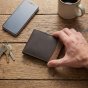 No Limits Herren-Geldbörse aus Echtleder, Elegantes Bifold, Schlankes Zweifarbiges Design, ULTRASLIM Mit Münzfa… — Ansicht 14