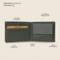 No Limits Men's Genuine Leather Wallet, Elegant Bifold, Slim Two-Tone Design, Ultraslim With Coin Pocket, With Box — view 18