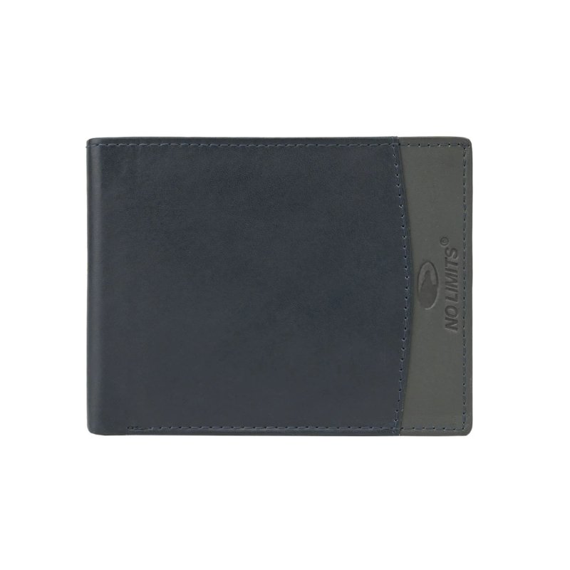 No Limits Portefeuille Homme En Cuir Véritable, Bifold Élégant, Design Fin Bicolore, ULTRASLIM Avec Porte-Monnaie, … — vue 21