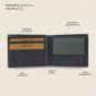 No Limits Cartera de Hombre En Piel Auténtica, Bifold Elegante, Diseño Fino Bicolor, ULTRASLIM Con Monedero, con … — vista 23