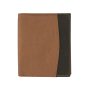 No Limits Men's Vertical Genuine Leather Wallet, Elegant Bifold, Slim Two-Tone Design, With Coin Pocket, With Box