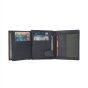 No Limits Herren-Geldbörse Vertikal aus Echtleder, Elegantes Bifold, Schlankes Zweifarbiges Design, Mit Münzfach… — Ansicht 9