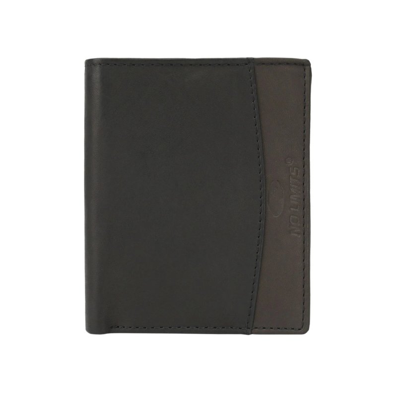 No Limits Portafoglio Uomo Verticale In Vera Pelle, Bifold Elegante, Design Sottile Bicolore, Con Portamonete, Co… — vista 19