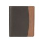 No Limits Cartera de Hombre Vertical En Piel Auténtica, Bifold Elegante, Diseño Fino Bicolor, Con Monedero, con C… — vista 25