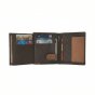No Limits Herren-Geldbörse Vertikal aus Echtleder, Elegantes Bifold, Schlankes Zweifarbiges Design, Mit Münzfac… — Ansicht 27