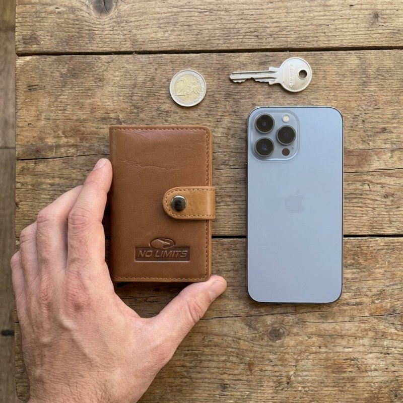 No Limits Herren-Kreditkartenetui aus Echtleder, Automatisch mit Pop-up-Mechanismus, RFID, mit Box — Ansicht 9