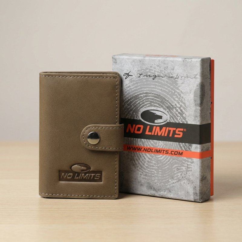 No Limits Tarjetero de Crédito de Hombre en Piel Auténtica, Automático con Mecanismo Pop-up, RFID, con Caja — vista 15